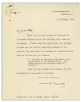 Winston Churchill Letter Signed as Prime Minister, Regarding Corrections to His WWII Memoir, ''The Second World War''